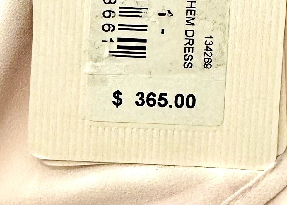 Ted Baker Pink Embellished Scallop Hem Dress Retail $365 Price $189 4