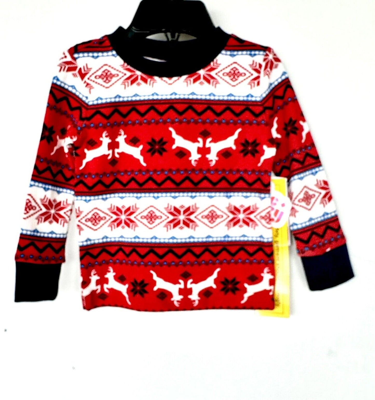 Nordstrom Baby Fairisle Pjs Retail $32 Price $20 6-12 M Red White Blue