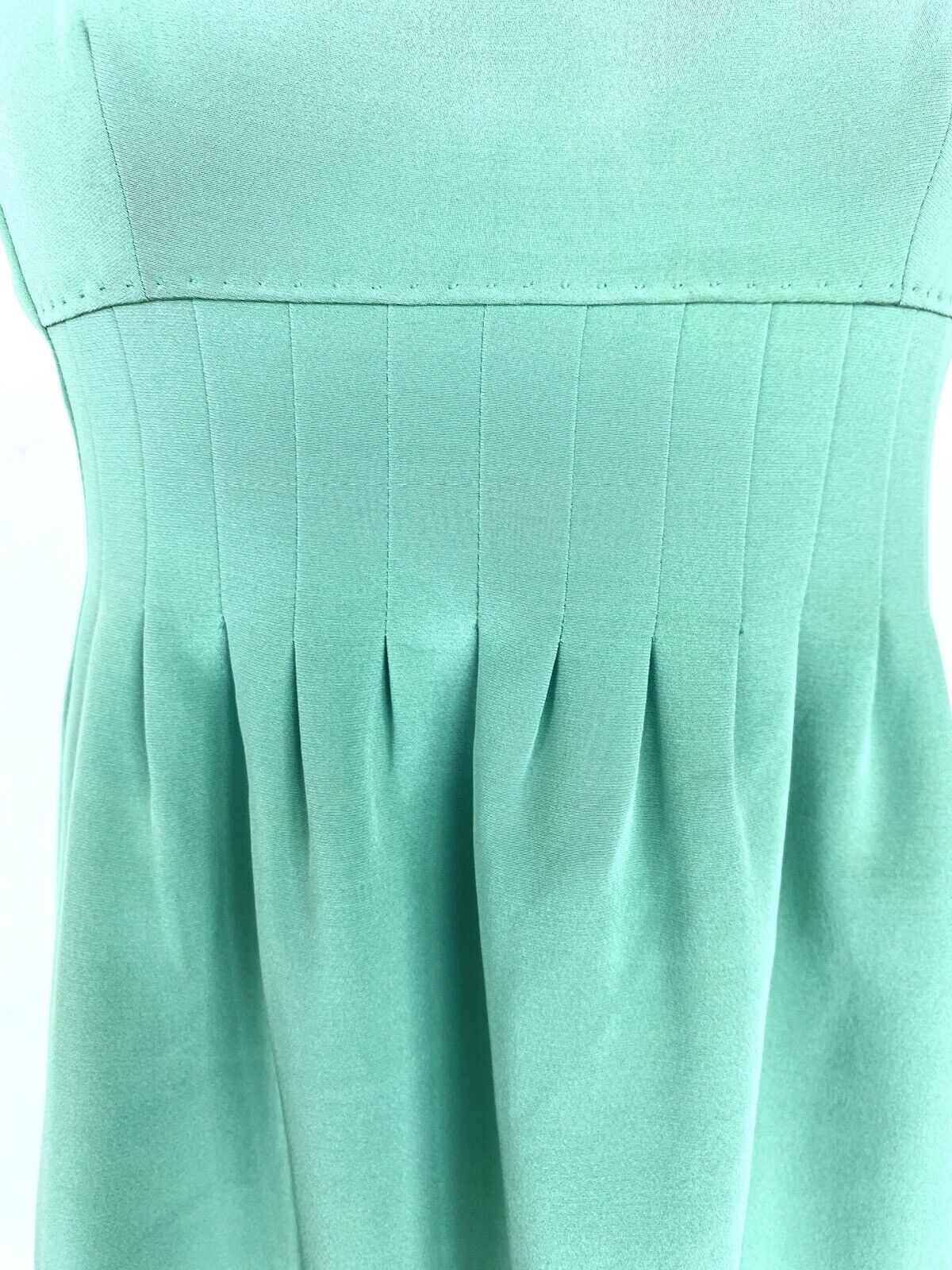 Elie Tahari Green Rene Scoop Neck Dress Size 2 Retail $348 Price $98