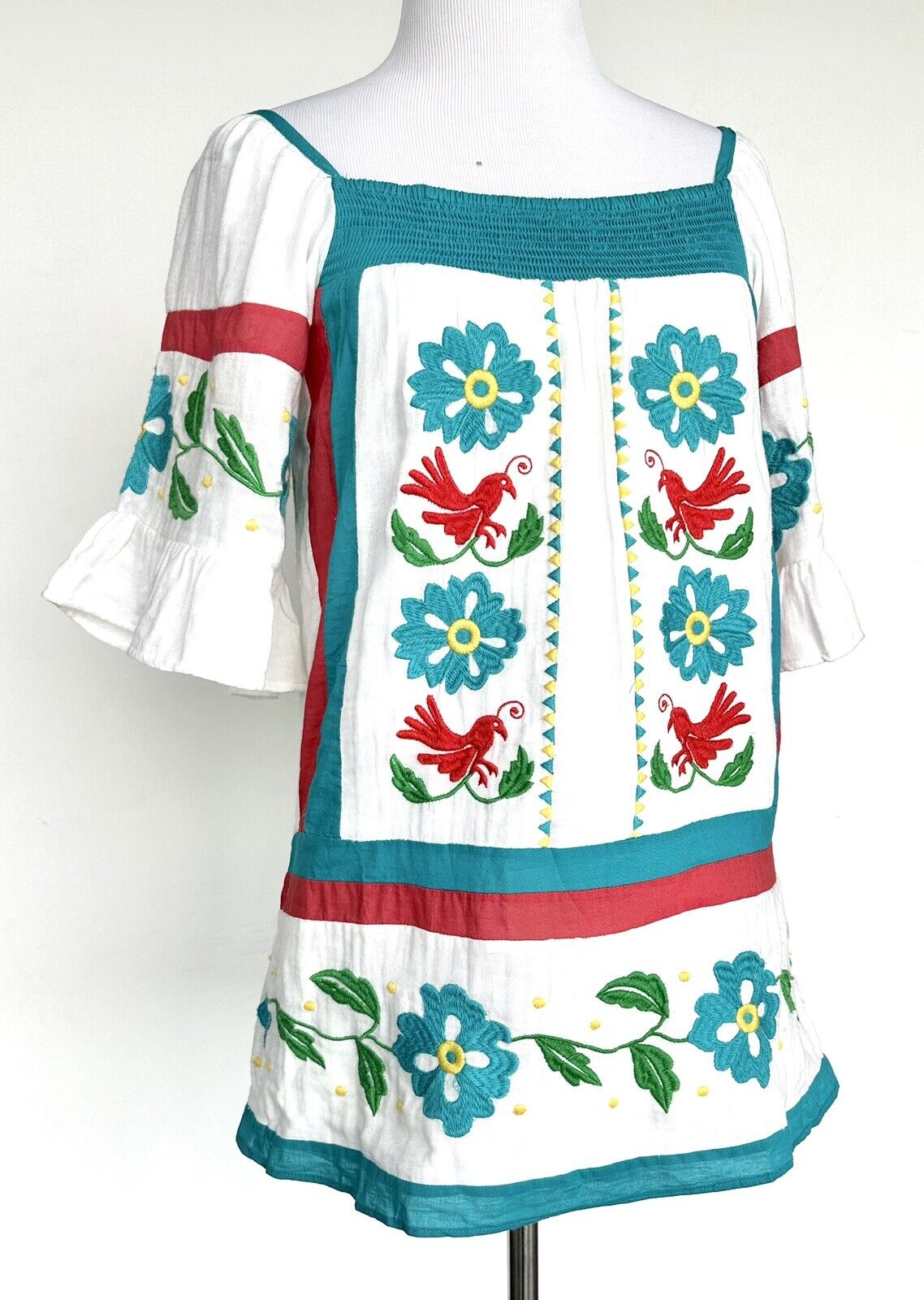 NWT Anthropologie Seen Worn Kept boho embroidered Top Retail $158 Price $92 Sz 2