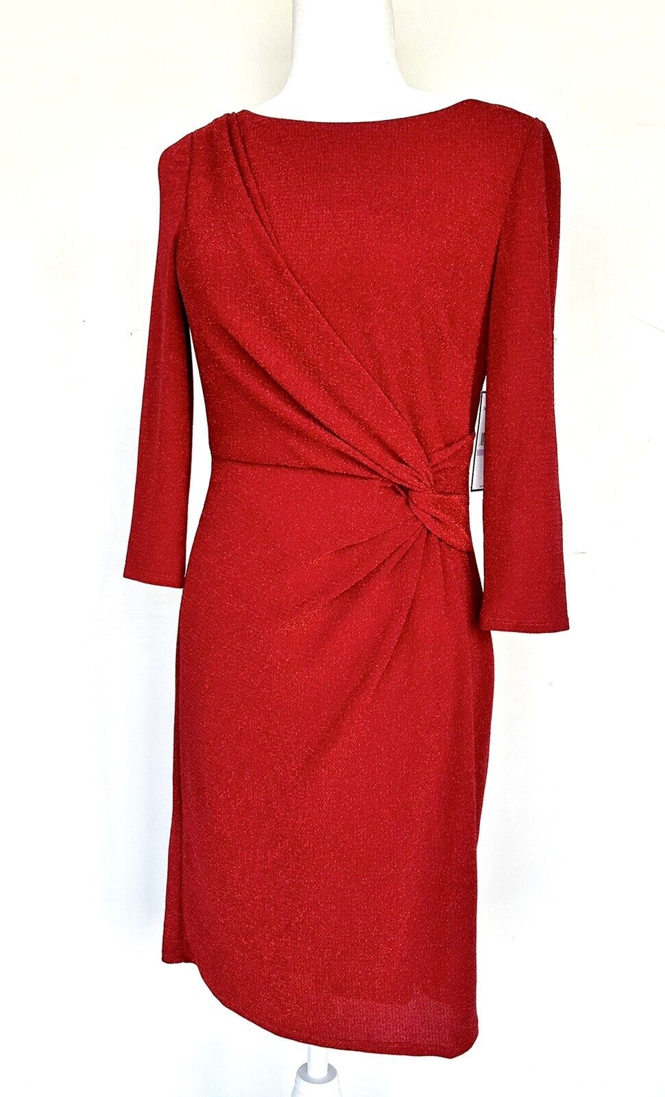 Jessica Howard Twist Metallic   Stretch Cocktail Dress Price $59 NWT Size 6