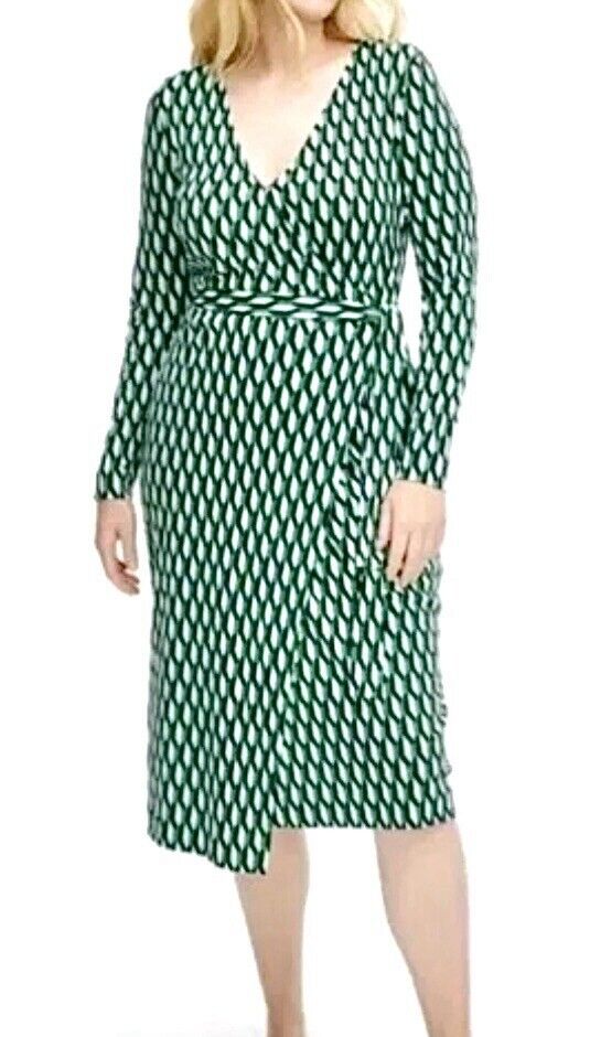Diane von Furstenberg DVF Target Limited Edition Wrap Arrow Green Dress 2X NWT