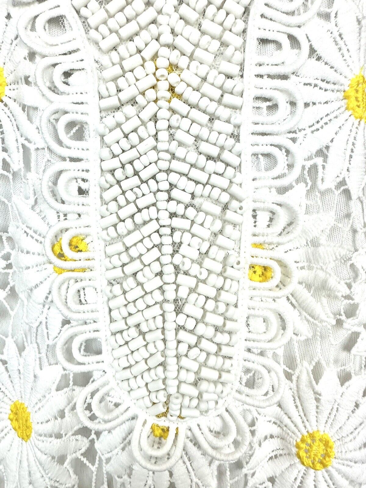 Boston Proper Embellished Crochet Lace Tunic Dress Size S Retail $169 Price $79