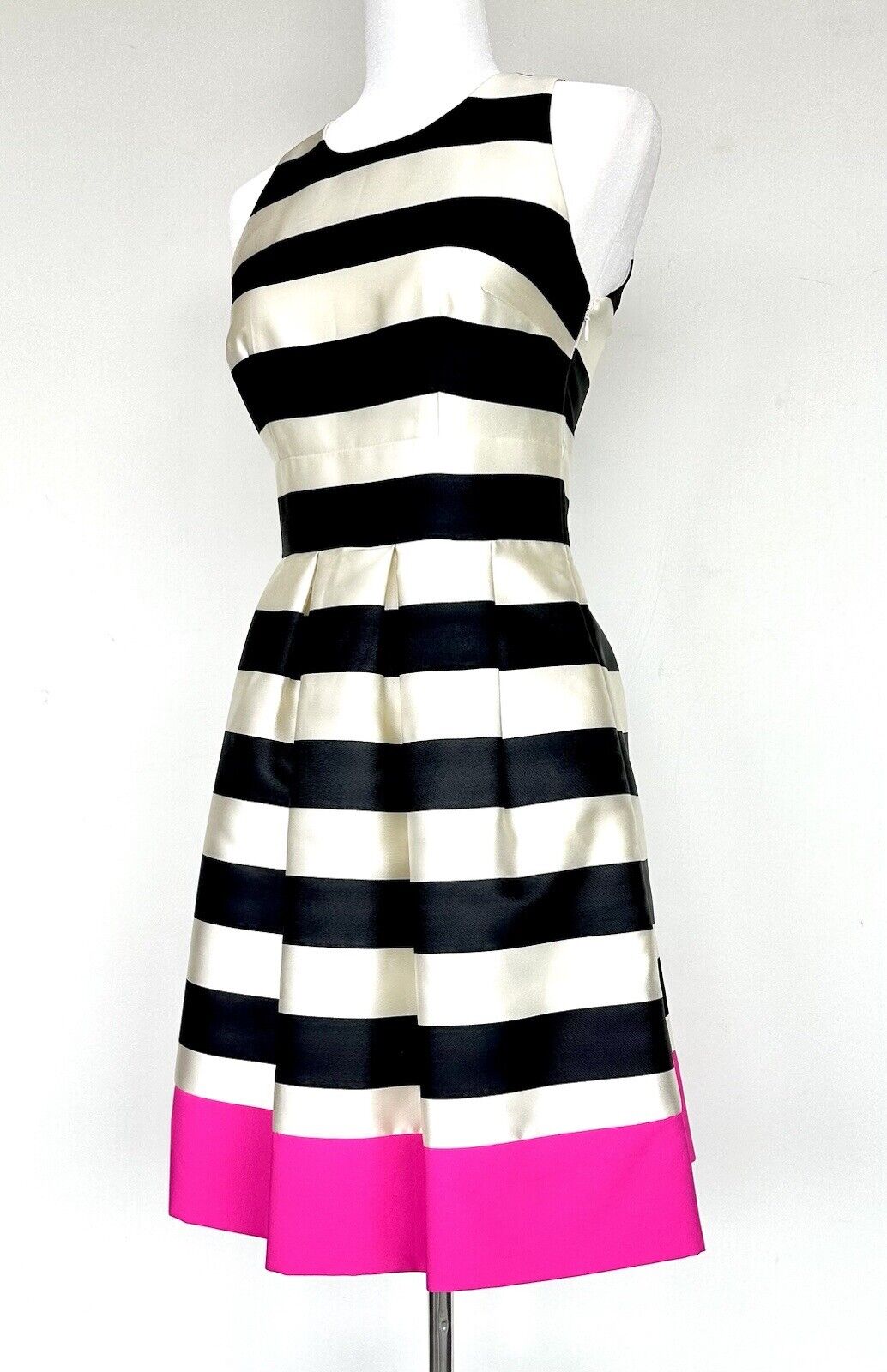 ELIZA J Size Size 2 Formal Striped A Line Dress NWT Retails $212