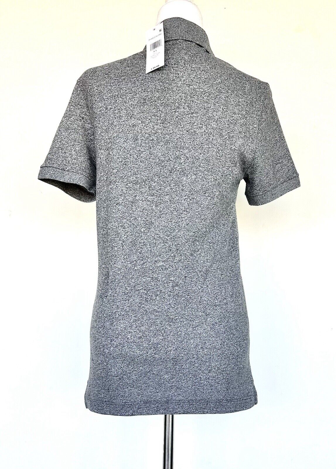 Lacoste Women’s Slim Fit Polo Three Button Shirt Small (3) Retail $98 New Grey