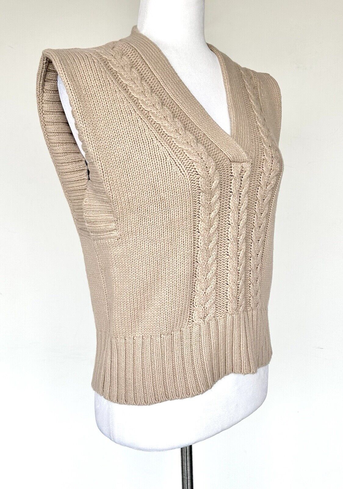 Darling Keen Knitted Best Desert Sand Color XS Cotton Mix Retail $95