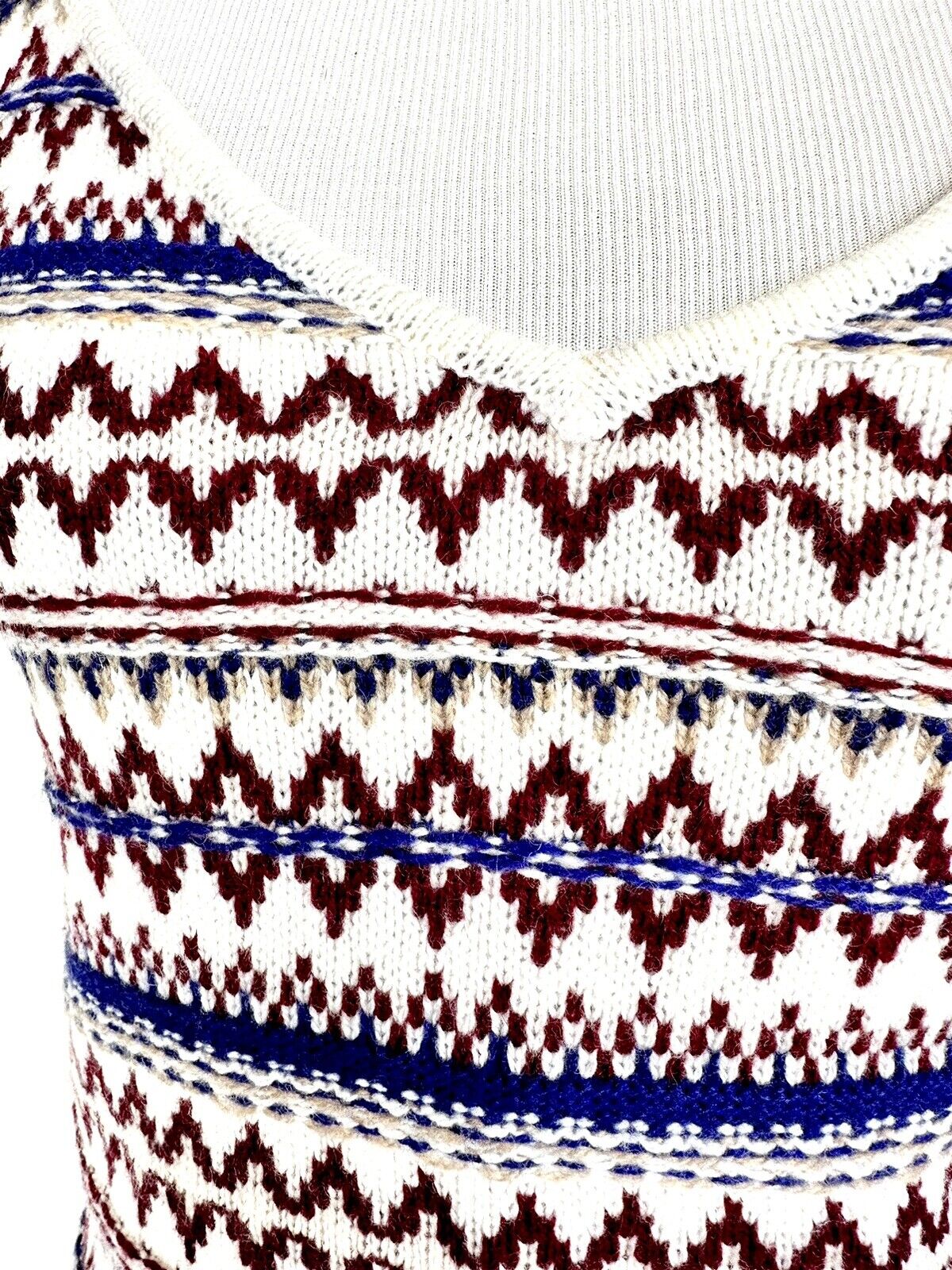 Rag And Bone Willow Fairisle Wool Crop Top. Size XS Retail $225 Price $89 NWT