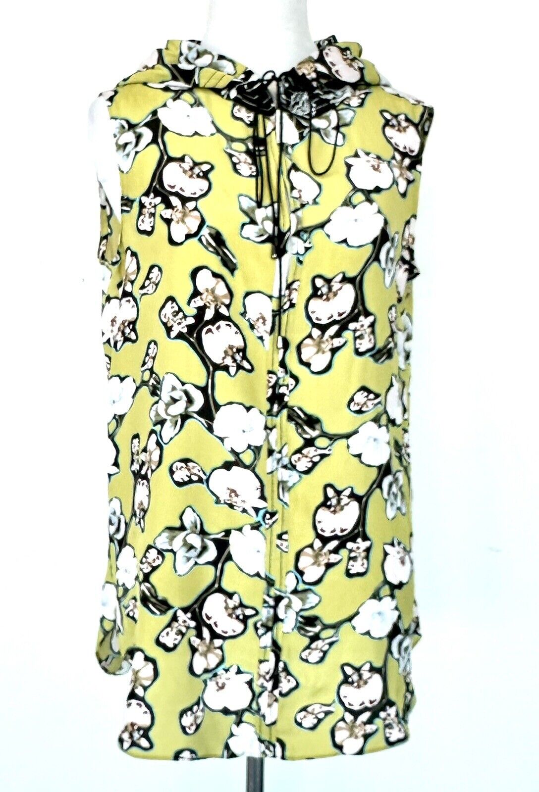 Dorothee Shaumacher Silk Mix Hoody Daydream Meadow Blouse Retail $317 Size 3 (M)