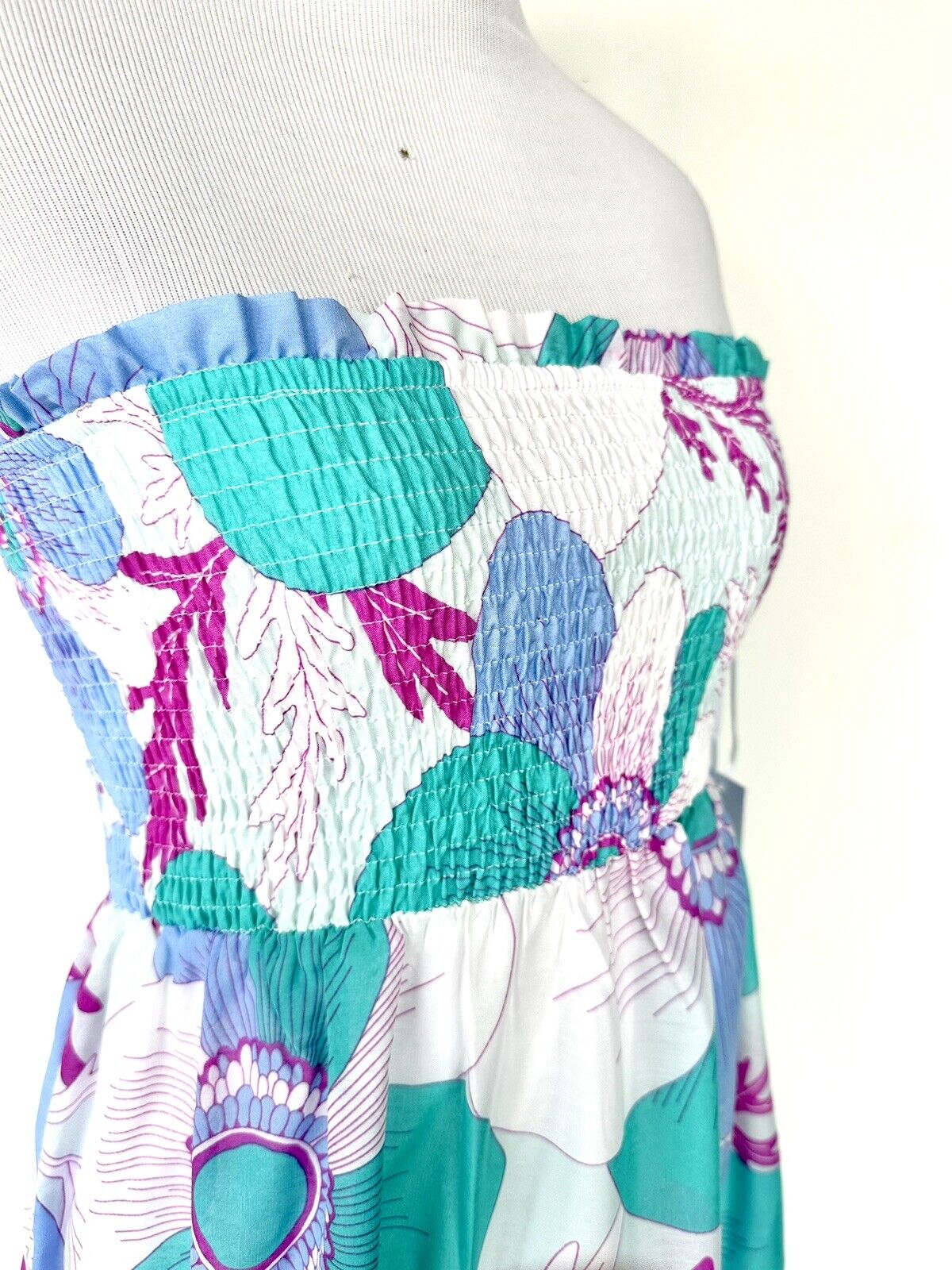 J Marie Mia Rae Tiered Midi Skirt / Dress size XS Retail $158 Price $59 NWT