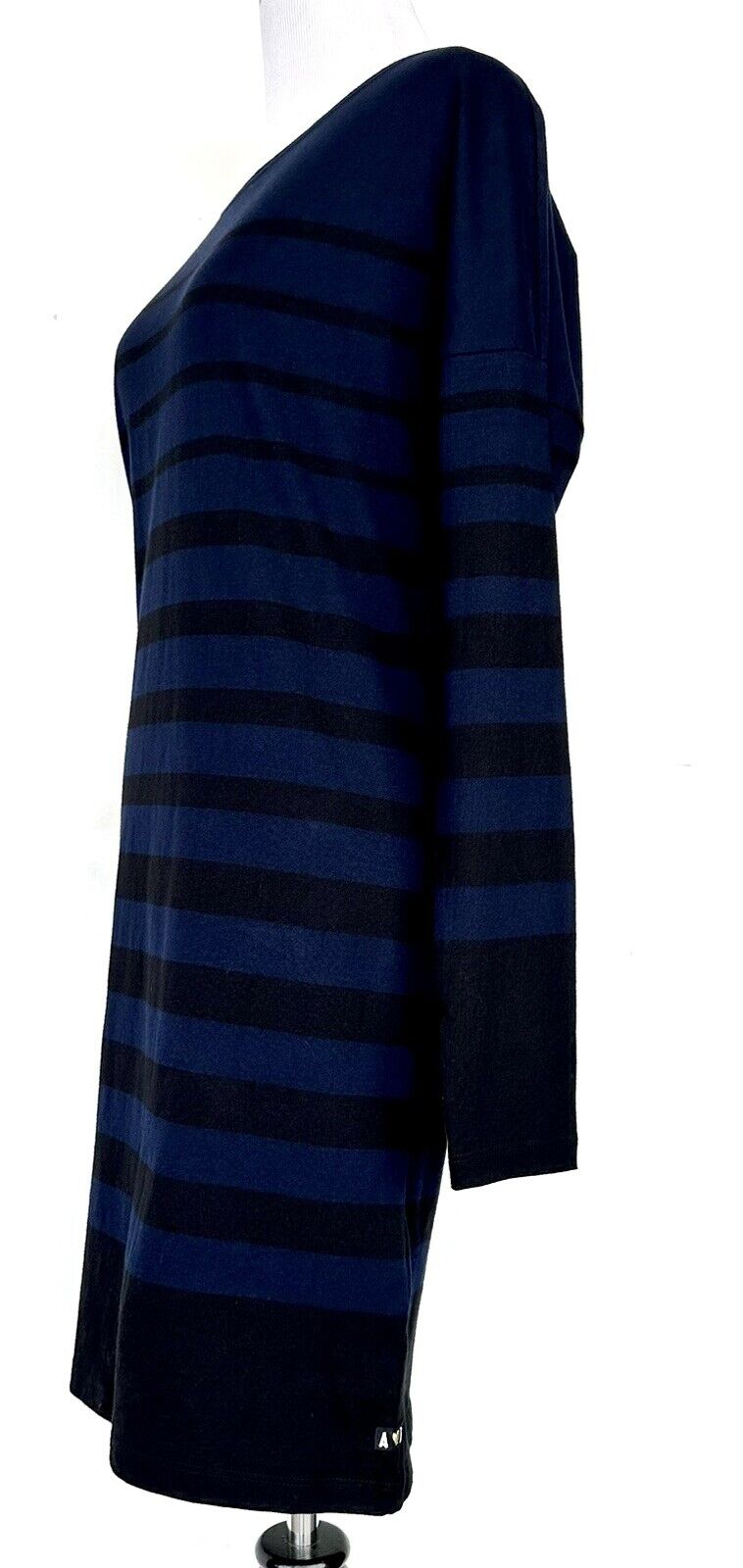 Scotch & Soda Blue Black Breton Stripe Dress NWT Retail $98 Size XS Stretch