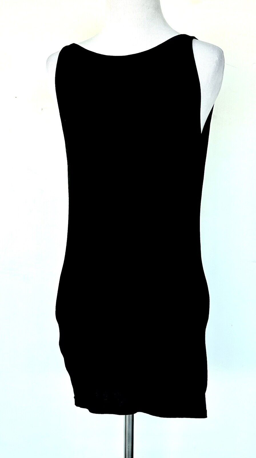 Ali & Jay Black Sleeveless Open Back Top Black Retail $138 XS