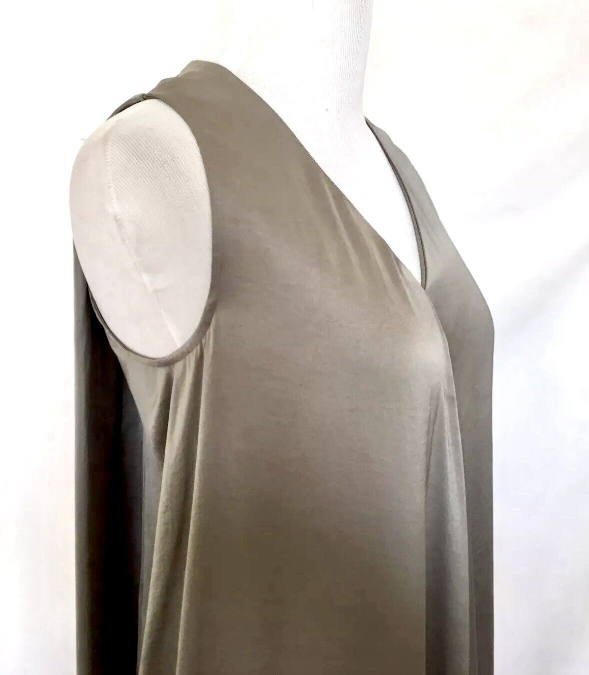 AllSaints Blaze Steel Grey Silky Dress.Retail $308 Price $125All Saints Size 0