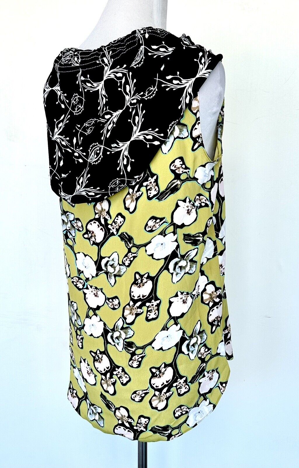 Dorothee Shaumacher Silk Mix Hoody Daydream Meadow Blouse Retail $317 Size 3 (M)