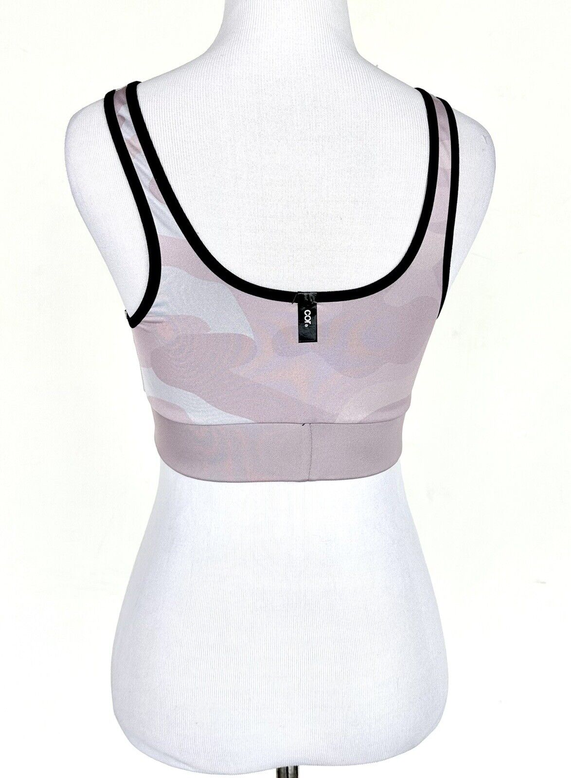 Cor by Ultracor Camo Print  Sports Bra SMALL Pink Retails $90