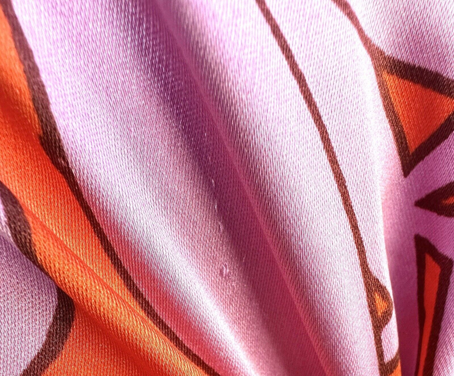 Christian Lacroix Dress Silky Red Lilac Floral Design W/ Cutout. Retail $460 XS