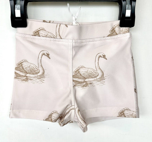 Kate Quinn Swan Swim Trunks. Retails $32 Size 0-3 Months New With Tags.