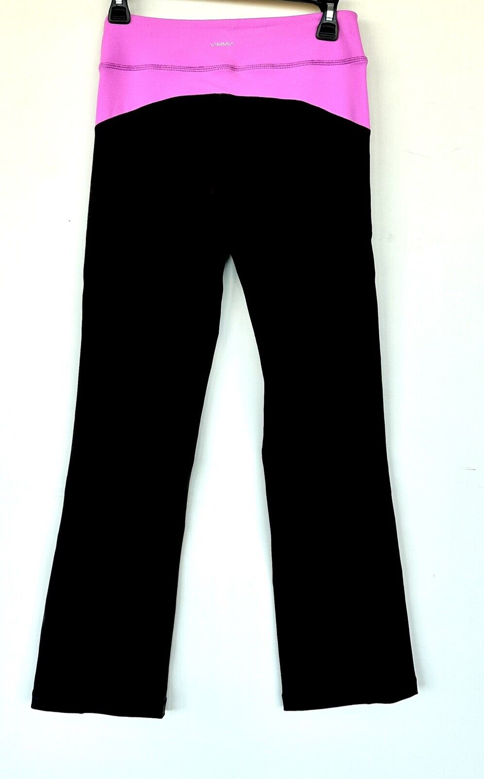 Vimmia Shadow Black & Pink MOVE Yoga Fitness Pants, Size S Retail $97 NWT