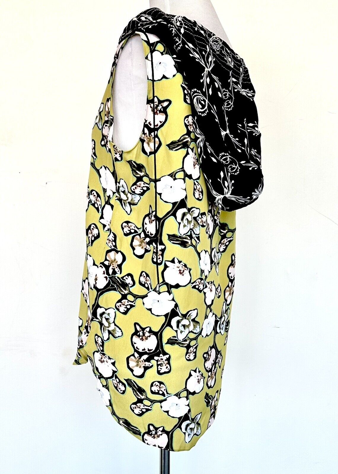 Dorothee Shaumacher Silk Mix Hoody Daydream Meadow Blouse Retail $317 Size 3 (M)