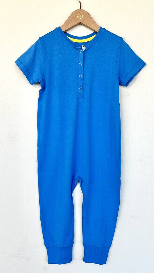 Parker And Talia Romper One Piece Pjs Bamboo Age 4 Royal Blue