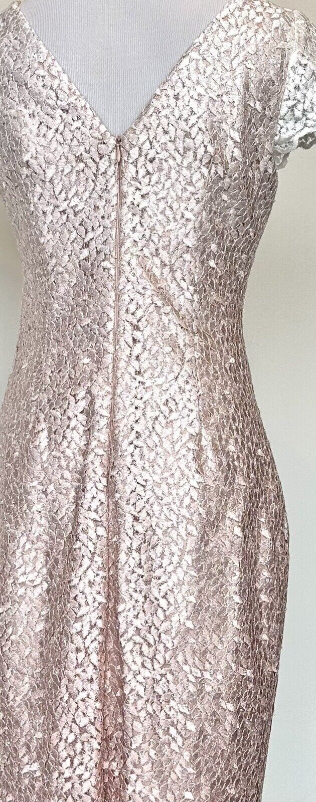 Eliza J Pink Ombre Lace Sparkle Dress Retail $188 Size 2 Blush Pink