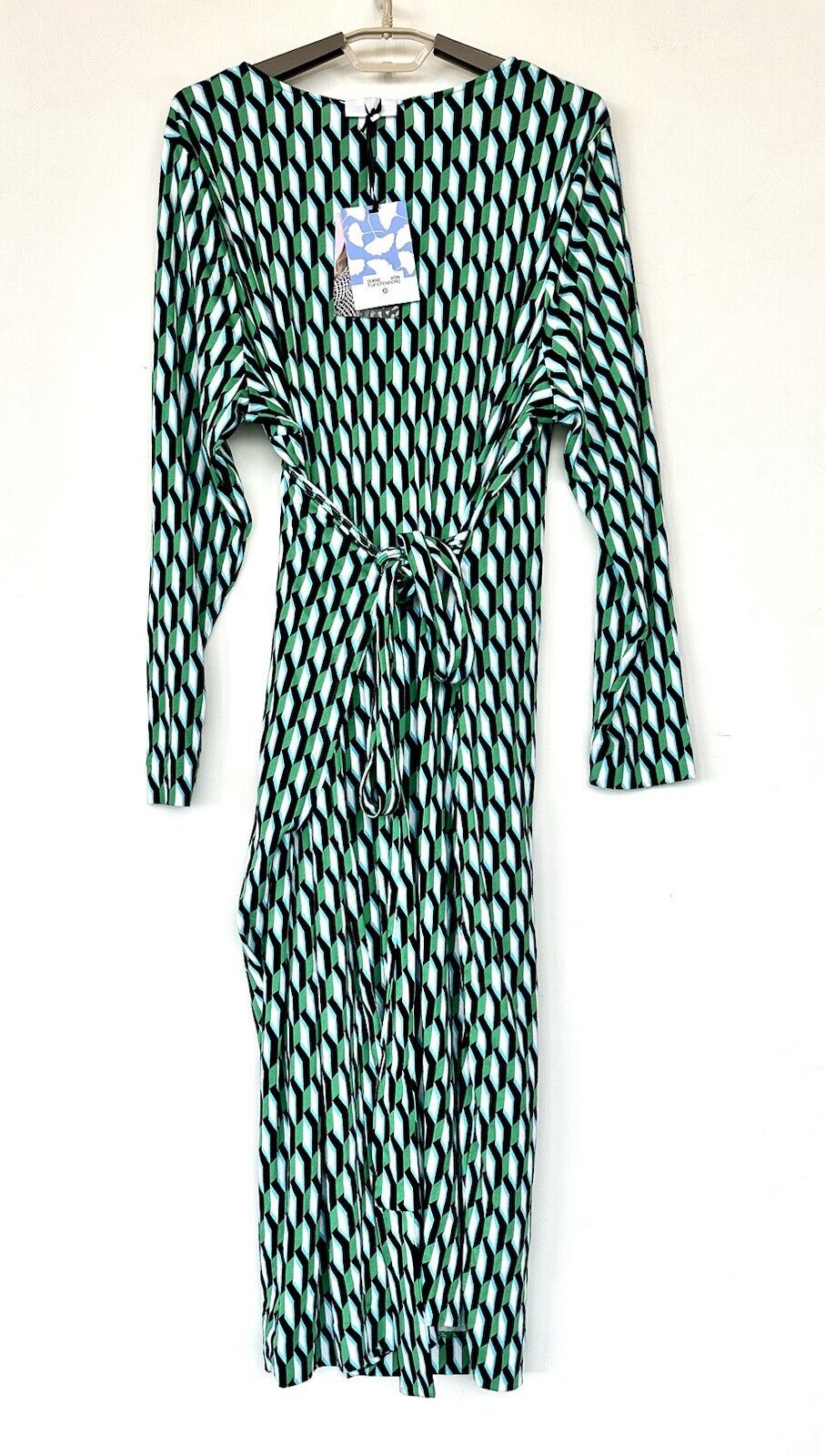 Diane von Furstenberg DVF Target Limited Edition Wrap Arrow Green Dress 2X NWT