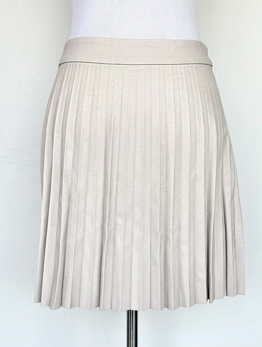 BB Dakota by Steve Madden Faux Leather Pleated Skirt Size 2 Retail $89 Price $49
