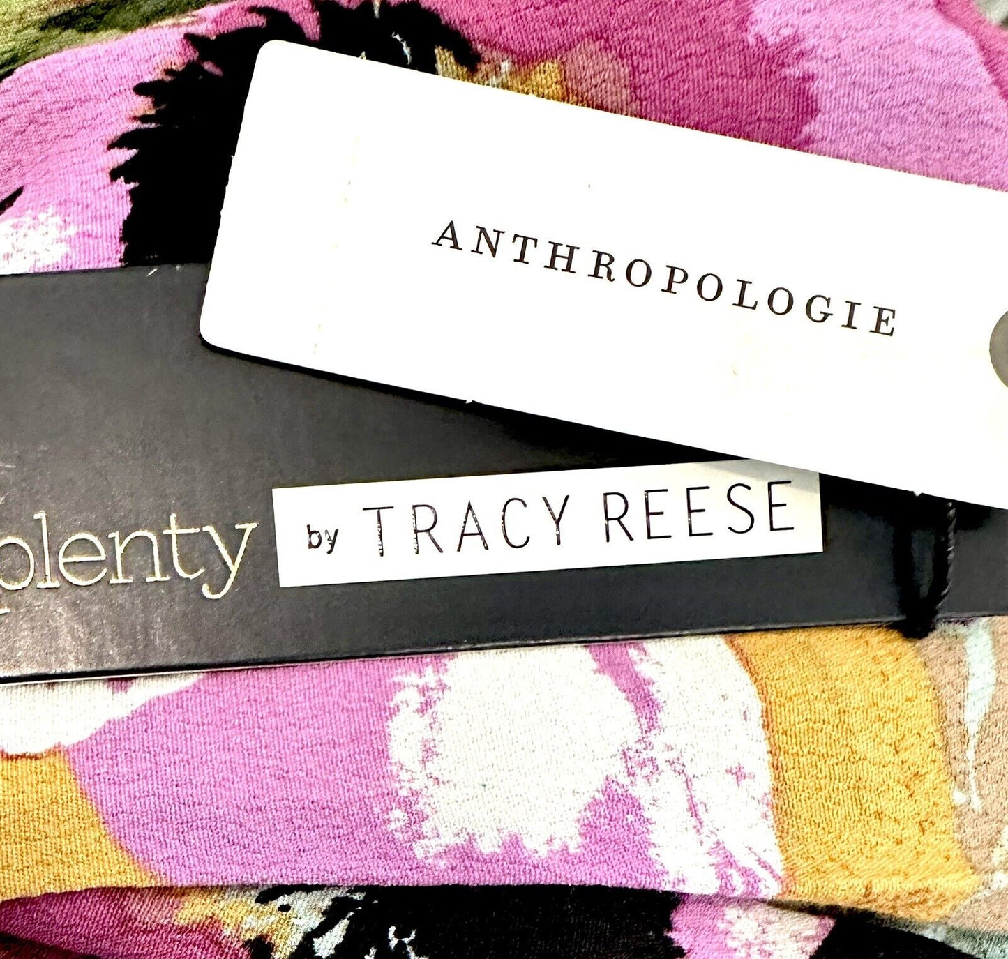 Anthropologie Plenty By Tracey Reese Ruffle Wrap Dress Retail $158 Price $84