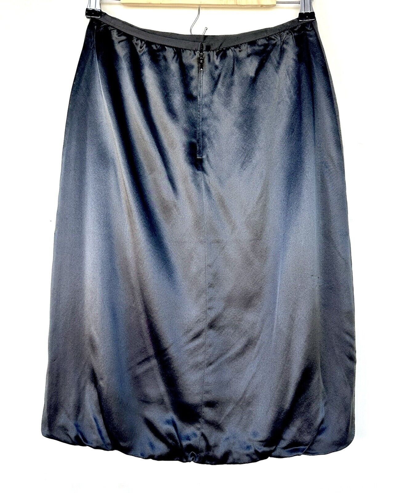 Tadashi Black 100% Silk Skirt Size 2 Retails $190 NWT