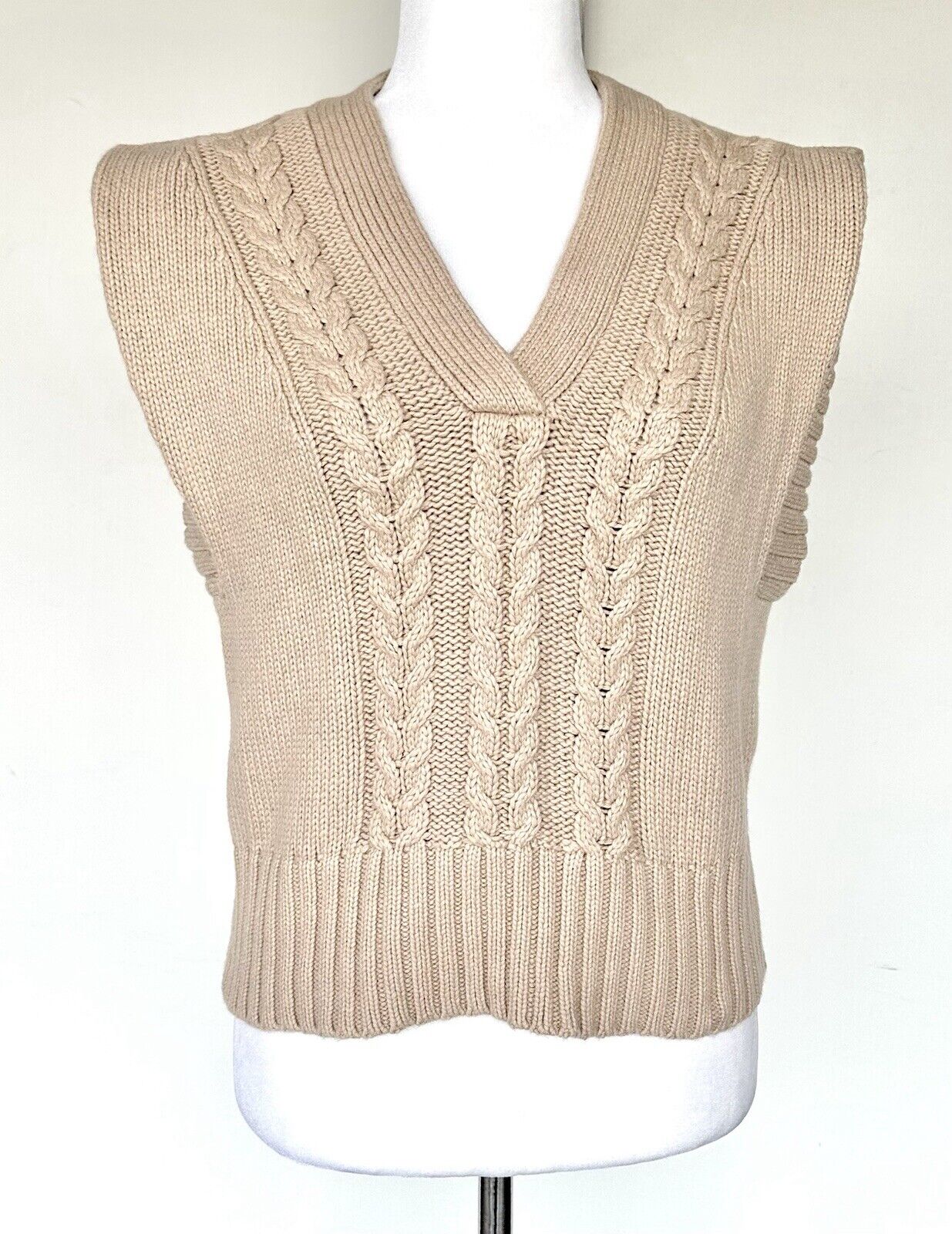 Darling Keen Knitted Best Desert Sand Color XS Cotton Mix Retail $95