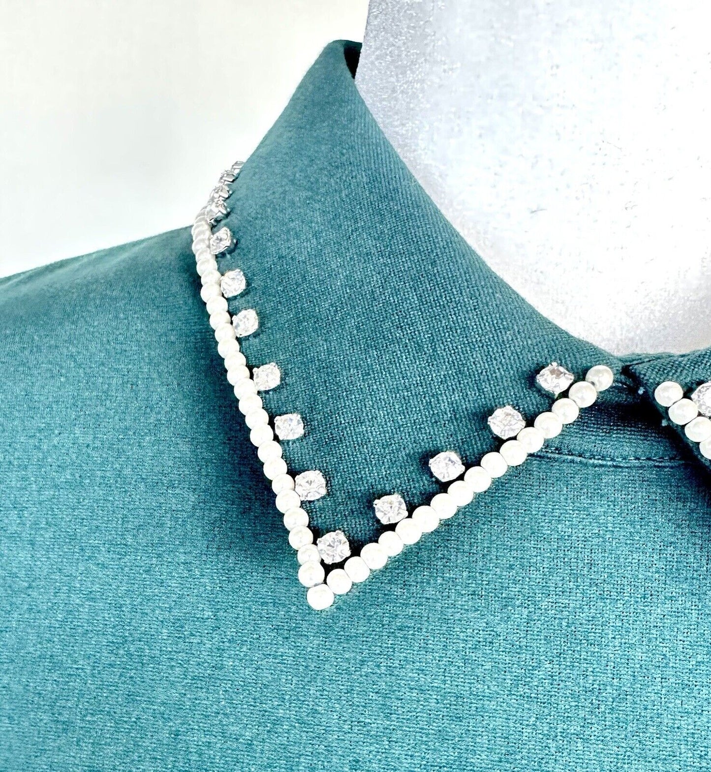 Kate Spade Green Diamanté Collar Dress. NWT Retail $299 Price $132 Size M