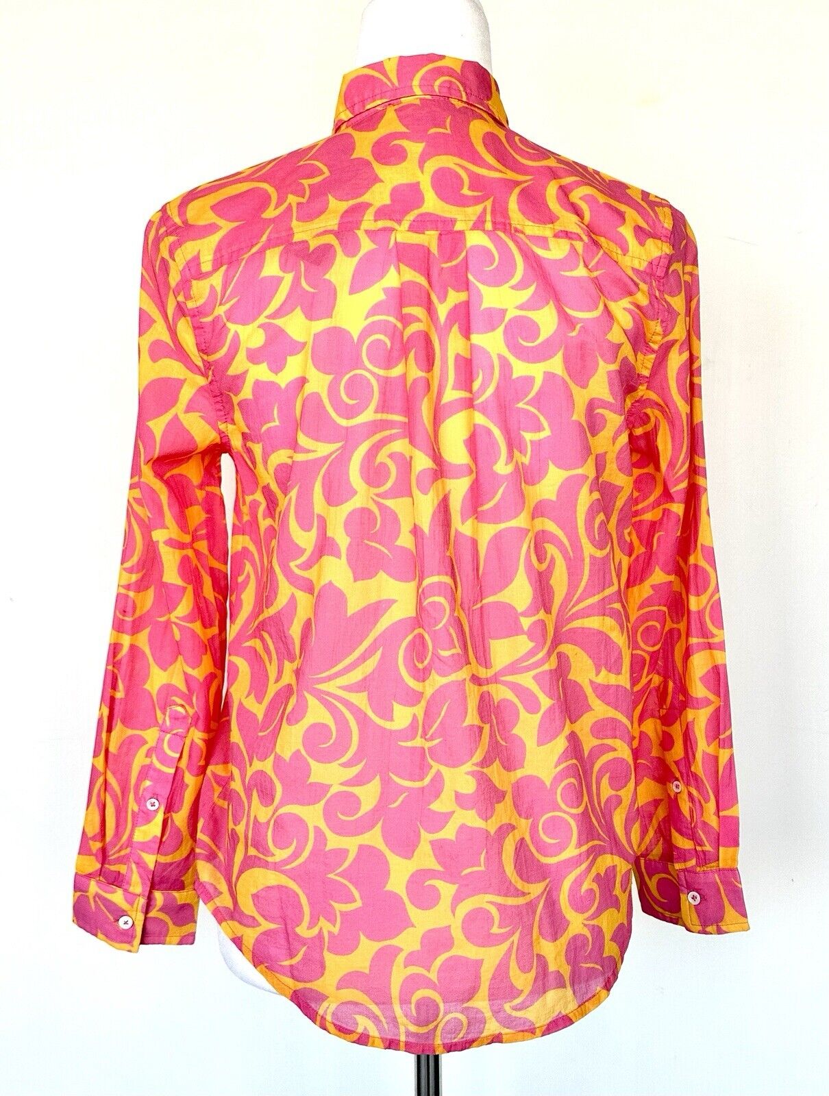Sundance Natures Joy Shirt Pink Orange Size PXXS Retail $98 NWT