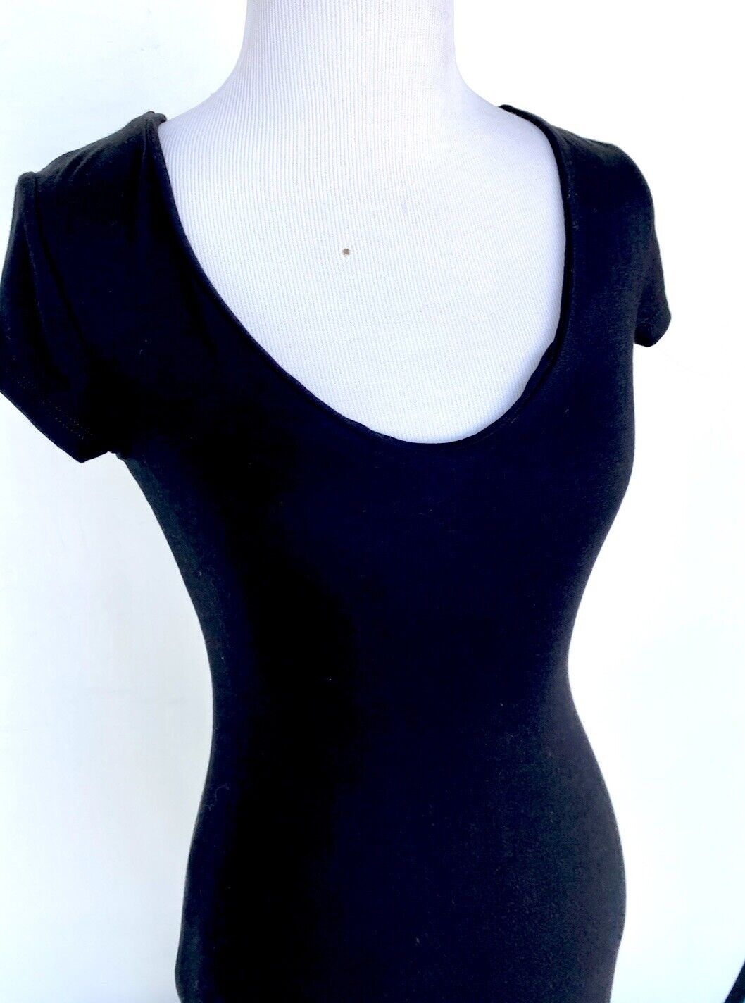 NWT Anthropologie See You Monday Stretch Scoop Neck Midi Dress Size S Price $39