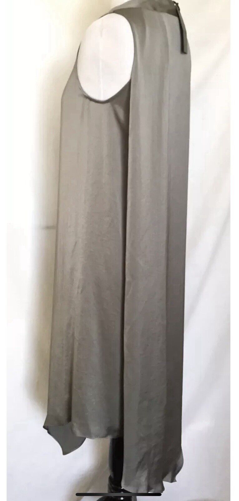 AllSaints Blaze Steel Grey Silky Dress.Retail $308 Price $125All Saints Size 0