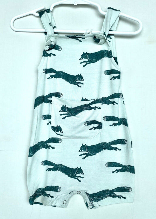 Kate Quinn Soft Modal Spandex Shortie  Romper Retail $36 Price $28 0-3M Fox