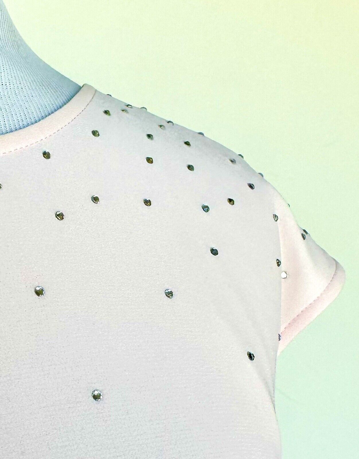 Ted Baker Pink Embellished Scallop Hem Dress Retail $365 Price $189 4