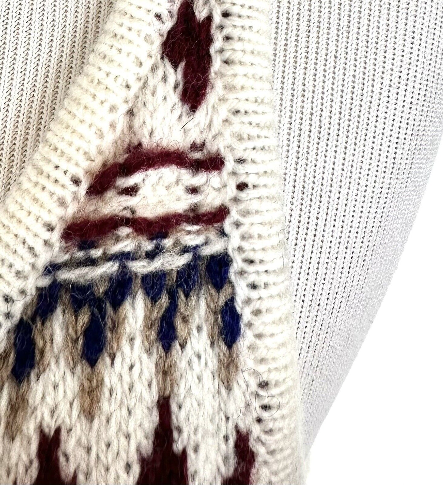 Rag And Bone Willow Fairisle Wool Crop Top. Size XS Retail $225 Price $89 NWT