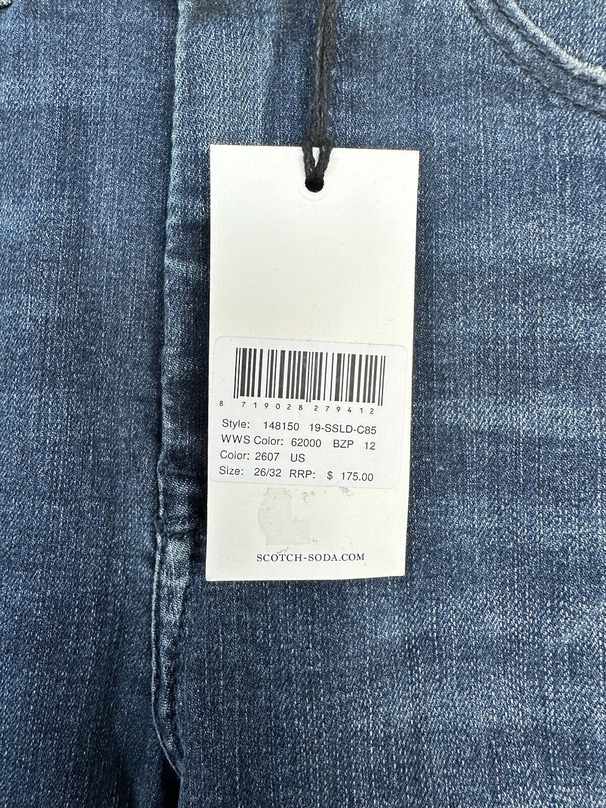 Scotch And Soda Jeans Skinny Fit Retails $175 Price $75 Size 26/32