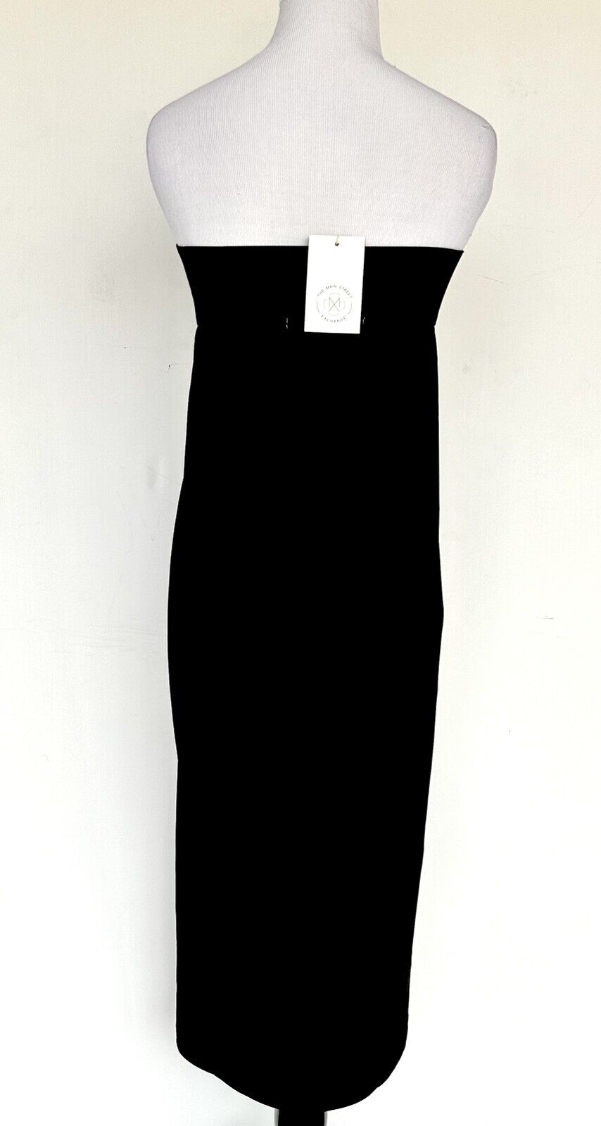 The Main Street Exchange Black Skirt/ Strapless Dress  Midi Small Price $31.99