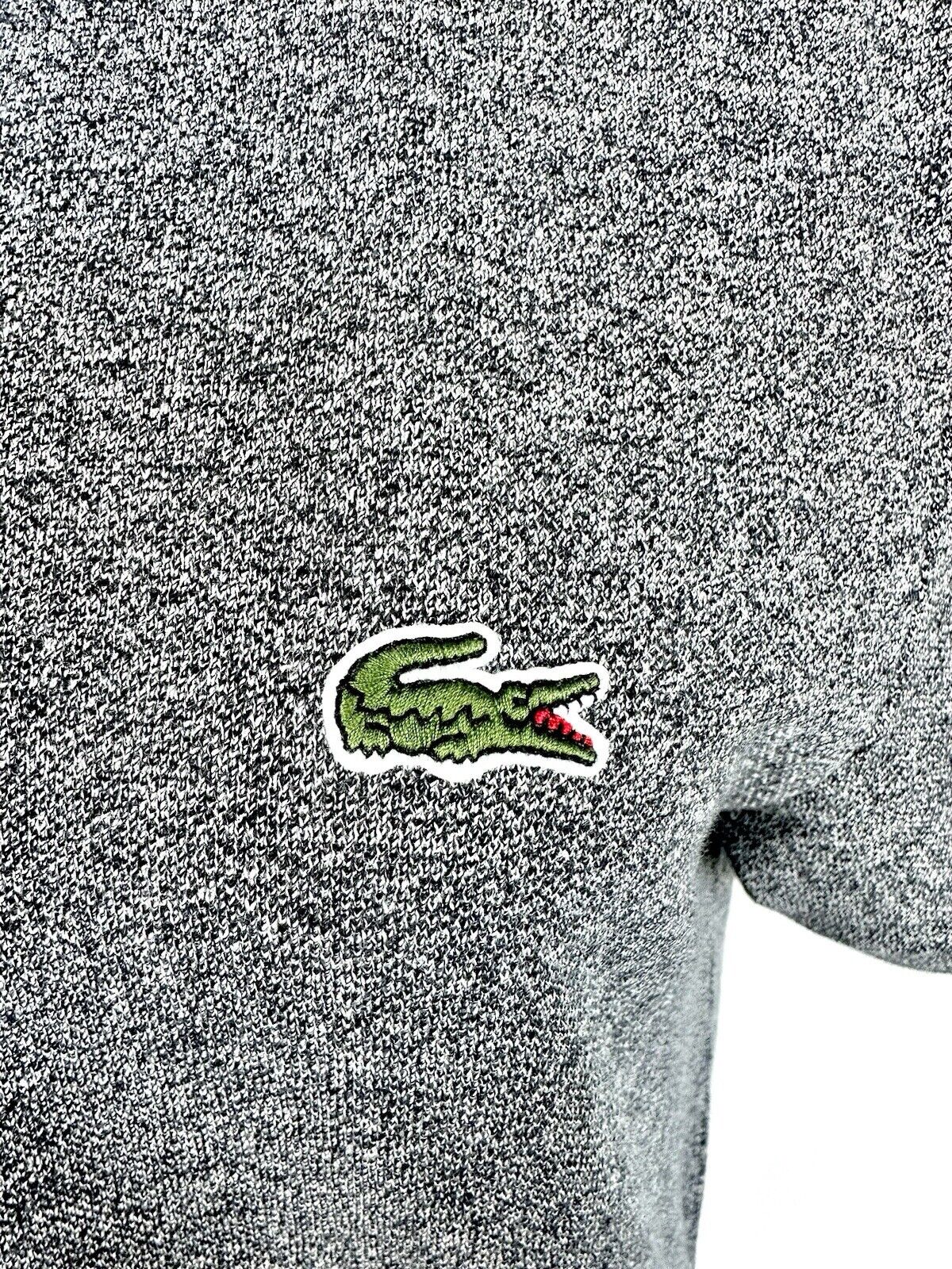 Lacoste Women’s Slim Fit Polo Three Button Shirt Small (3) Retail $98 New Grey