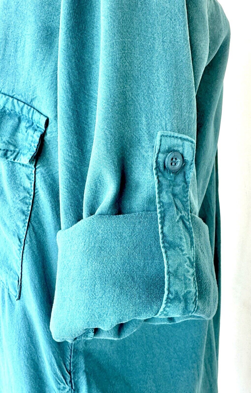 Sundance Cloth &  Stone Bernadette Shirt Dress Jade Retail $148 Chambray  XS