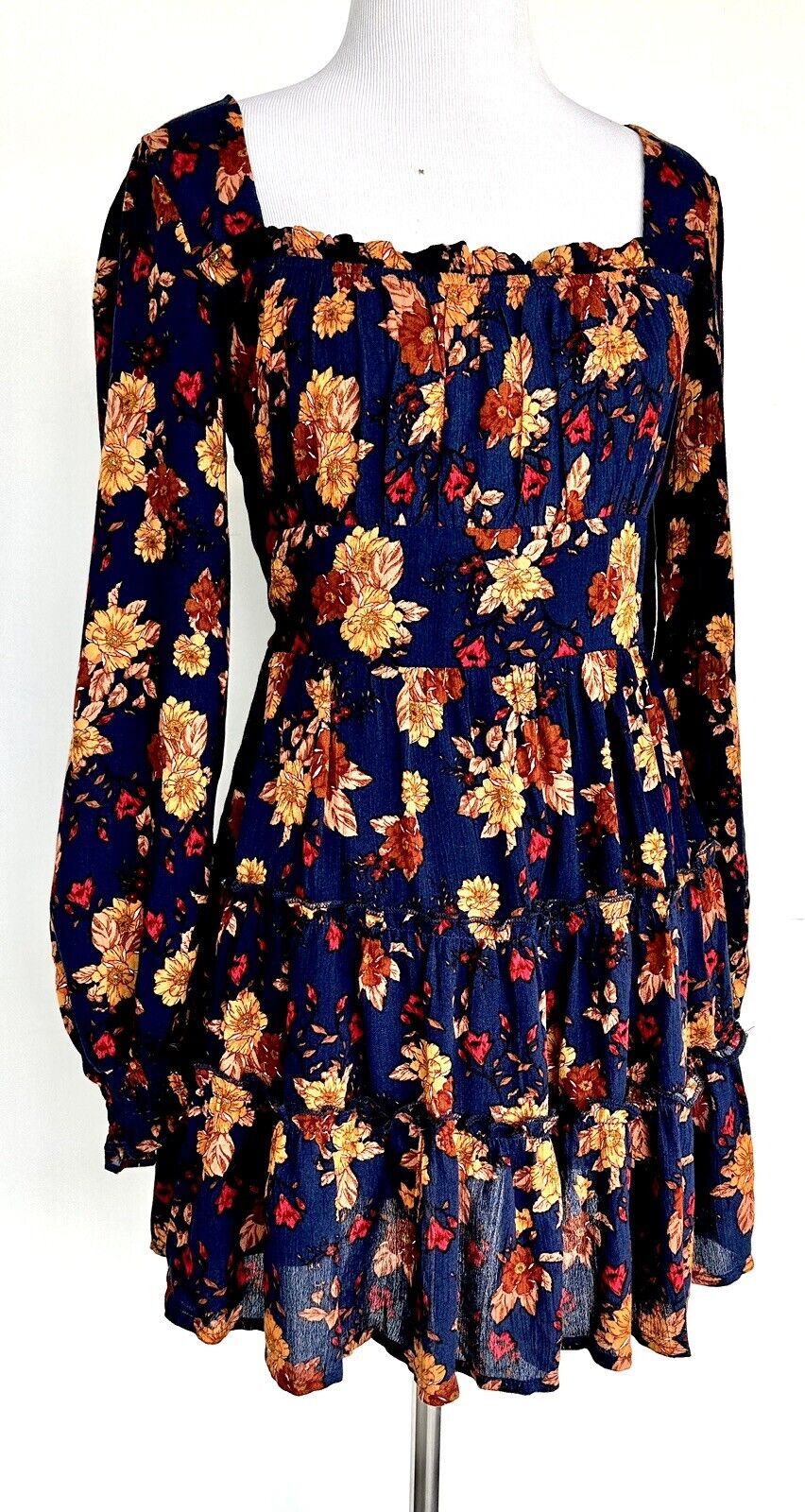 Alter’d State Tiered Dress Smocked Back Ruched Front Retails $79.99 Price $55 XS