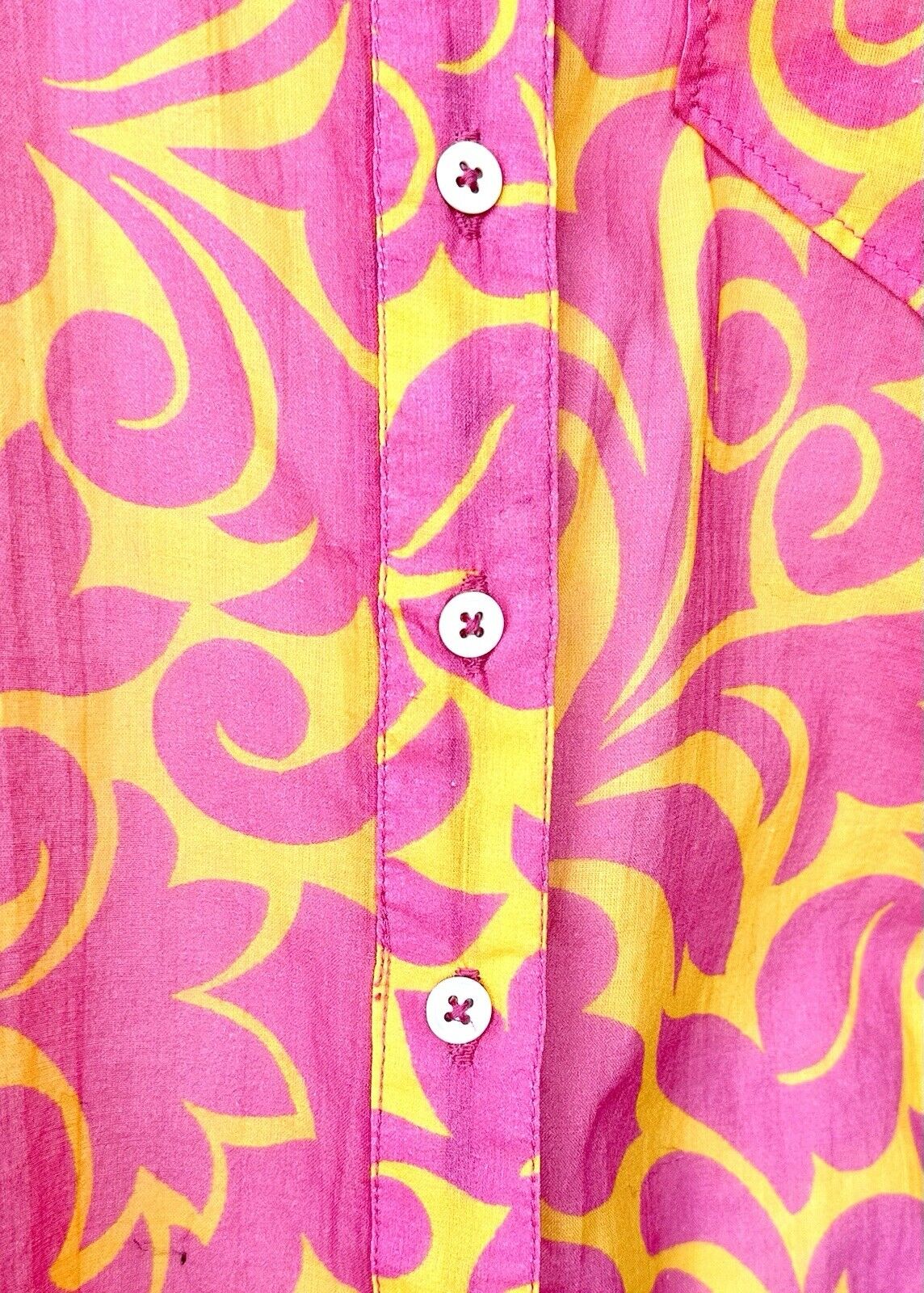 Sundance Natures Joy Shirt Pink Orange Size PXXS Retail $98 NWT