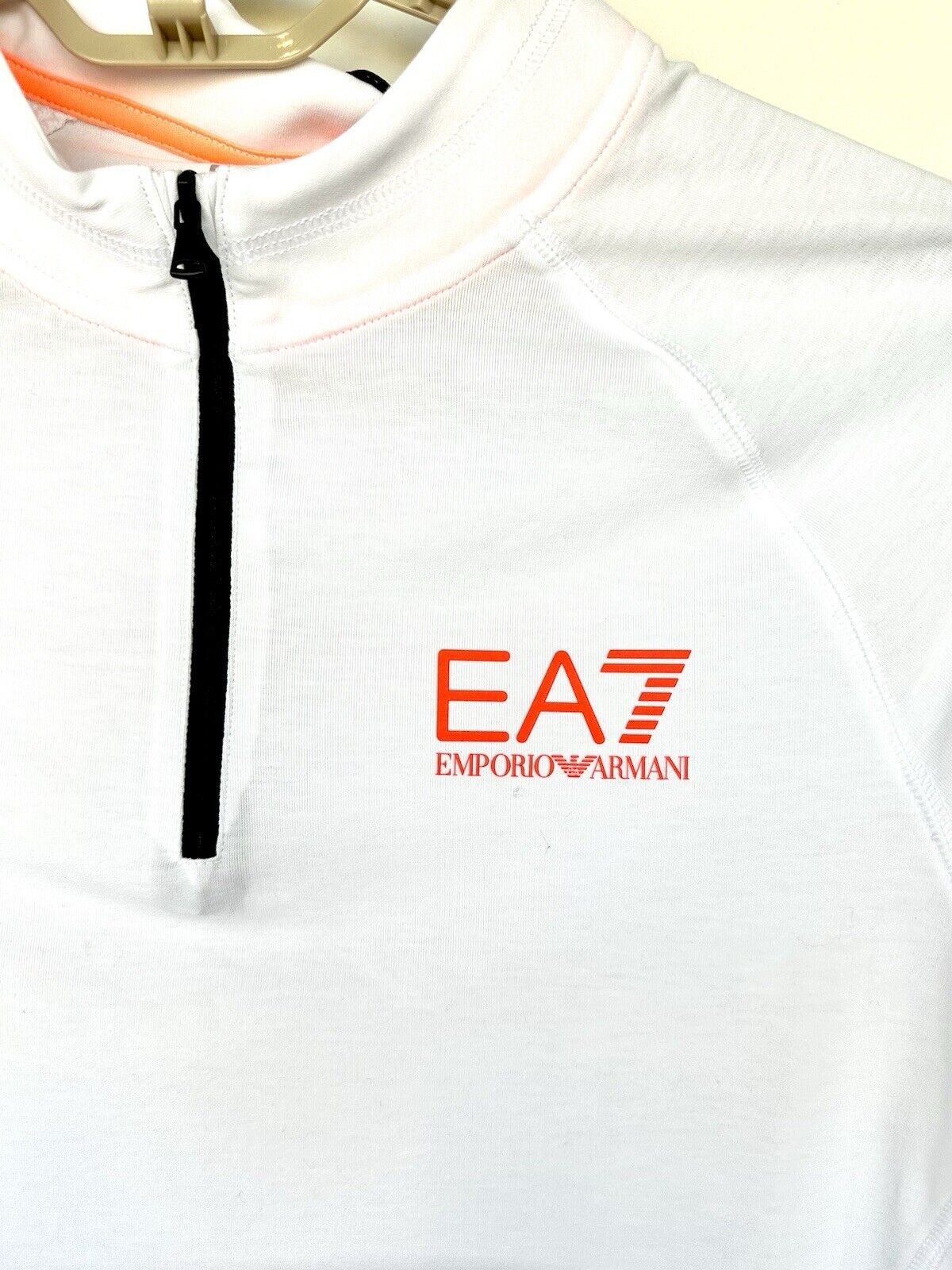 Emporio Armani Long Sleeve Men Zip Top EA7 Retail $125 Medium