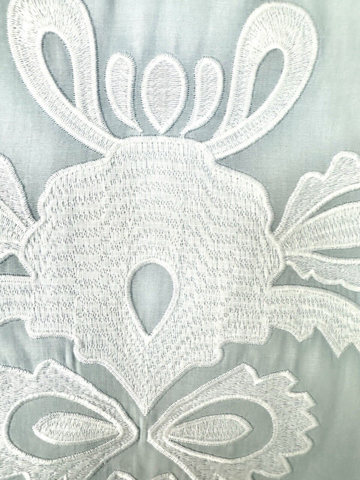 NWT J Marie embroidered Light Blue Cotton Kaftan Dress S Retail $168 Price $88