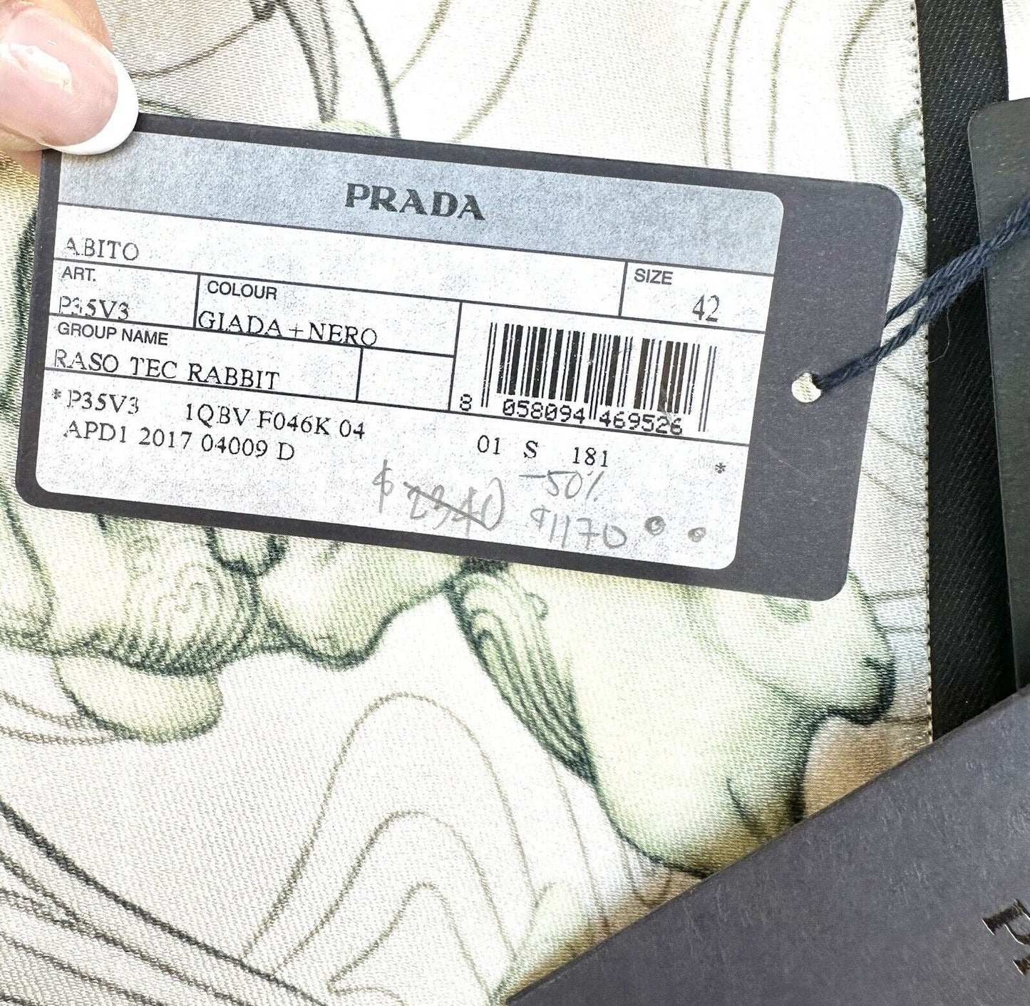 Prada Dress. NWT Size Italian 42 US 4 ( M) Retails $2340 Price $665