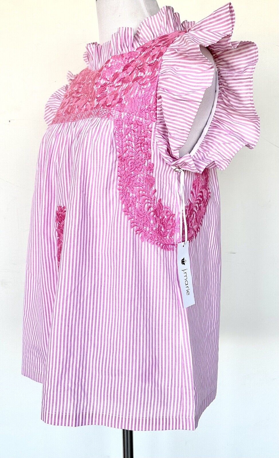 NWT J Marie embroidered Carmel Top size XS Retail $118 Price $59 ￼