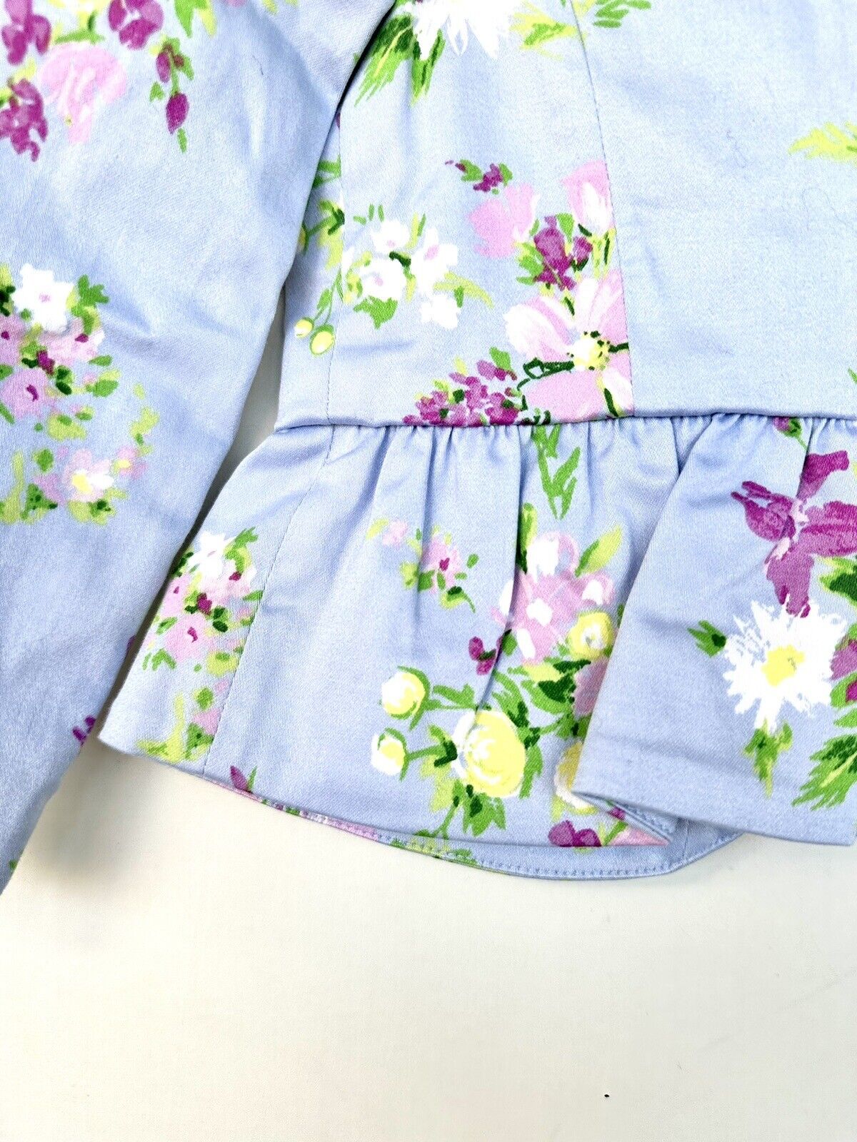Janie And Jack Floral Peplum Baby Girls Jacket Age 2 Retails $64 New