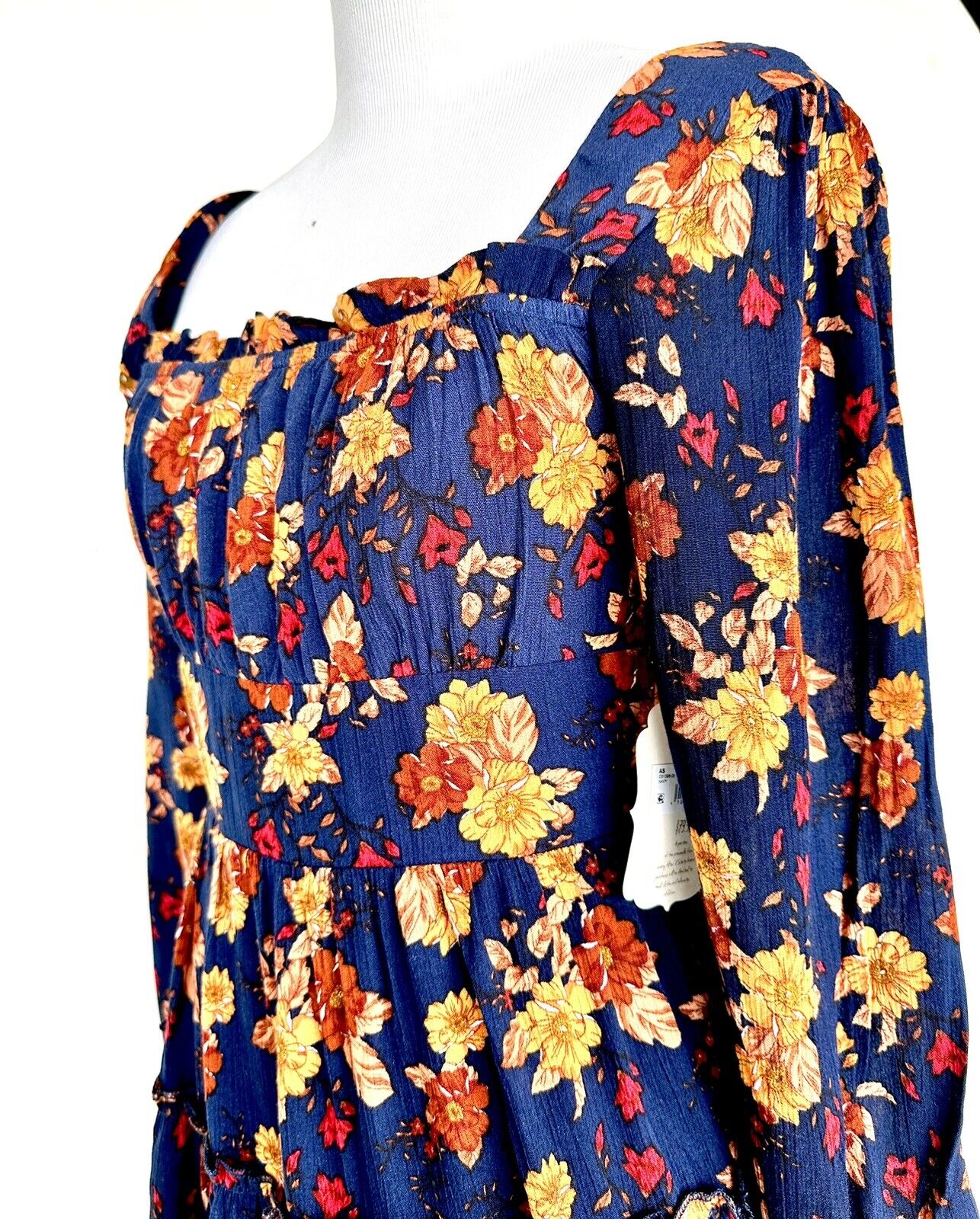 Alter’d State Tiered Dress Smocked Back Ruched Front Retails $79.99 Price $55 XS