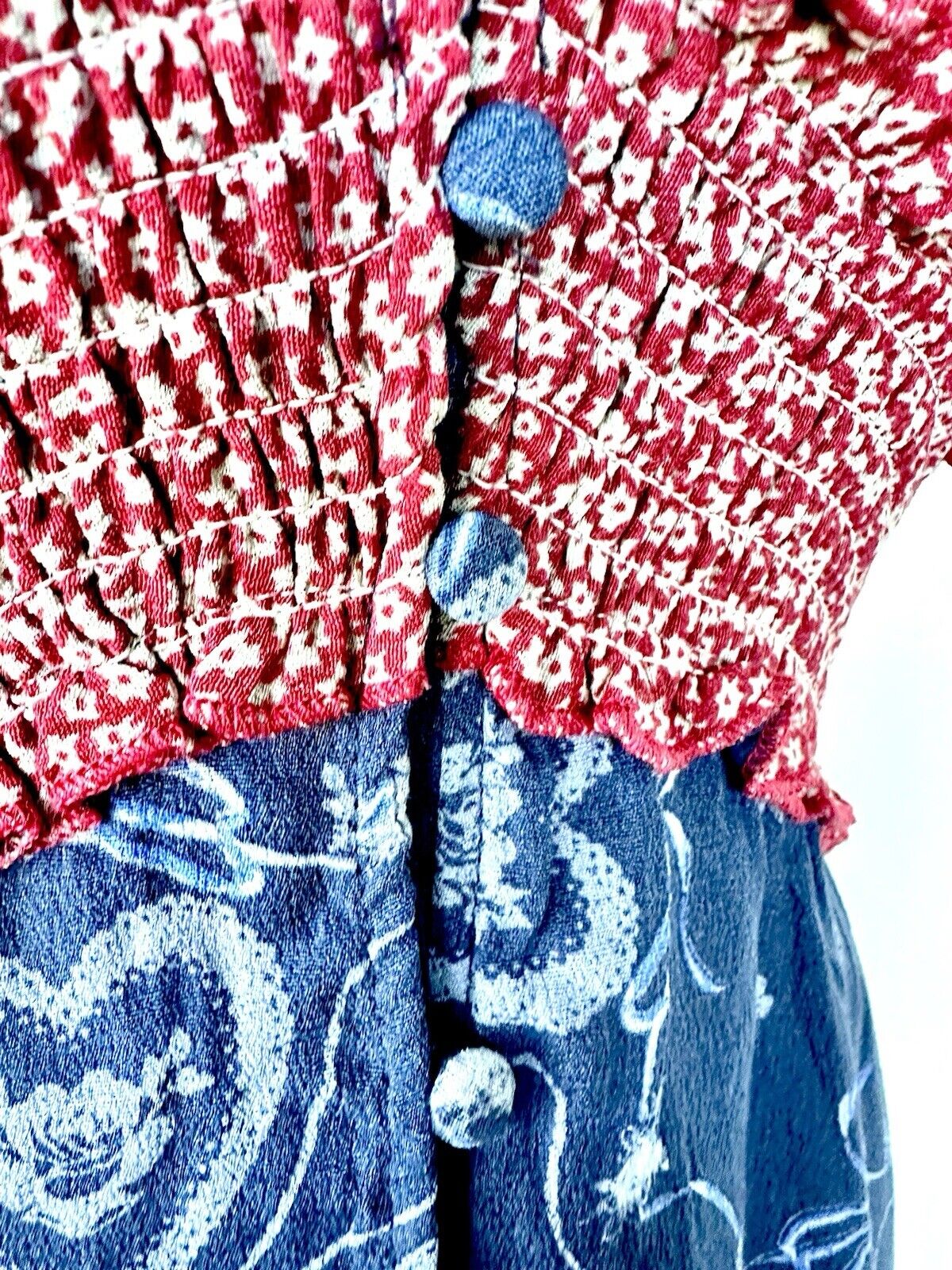 Kimchi Blue By Urban Outfitters Smocked Waist Dress Retail $79 Size S NWT