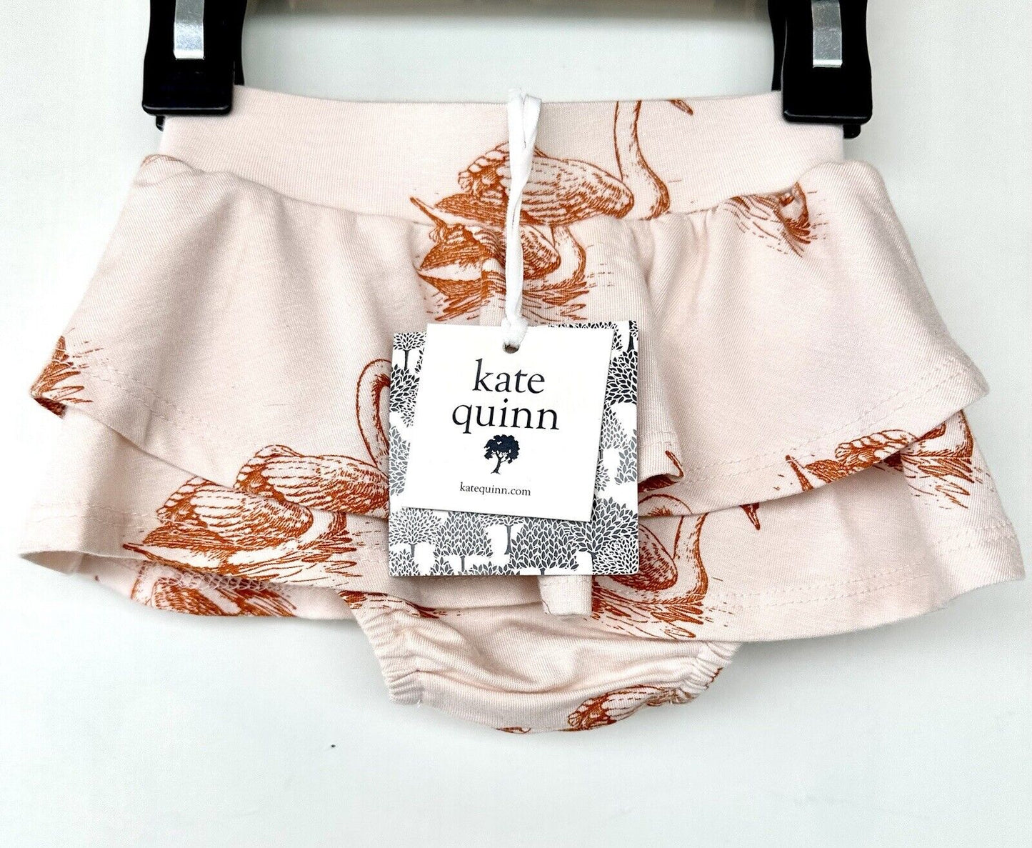 Kate Quinn Soft Modal Skirted Bloomer Retail $28 0-3 M Swan Design